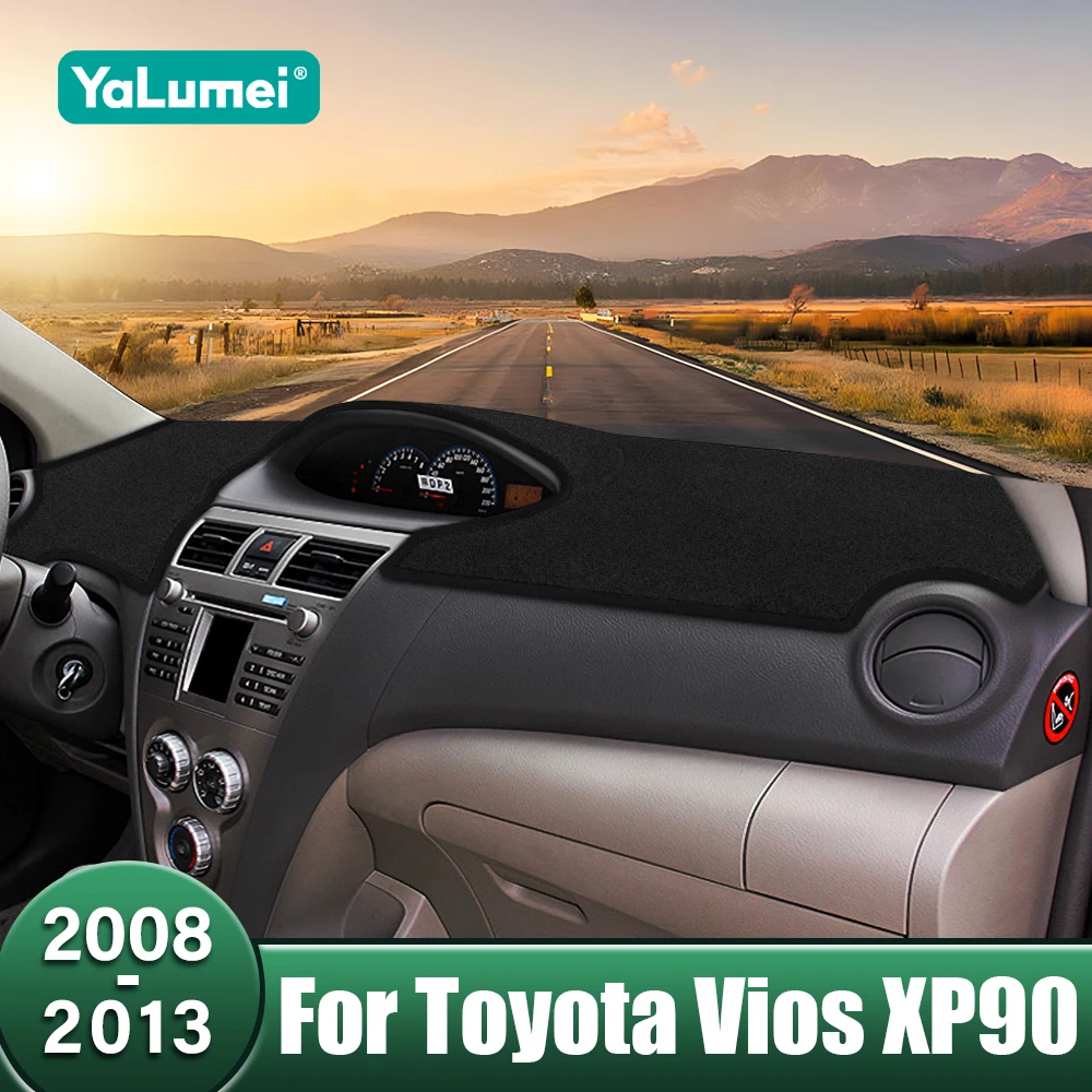 

Car Dashboard Avoid Light Cover Sun Shade Mats Instrument Panel Carpets For Toyota Vios XP90 2008 2009 2010 2011 2012 2013