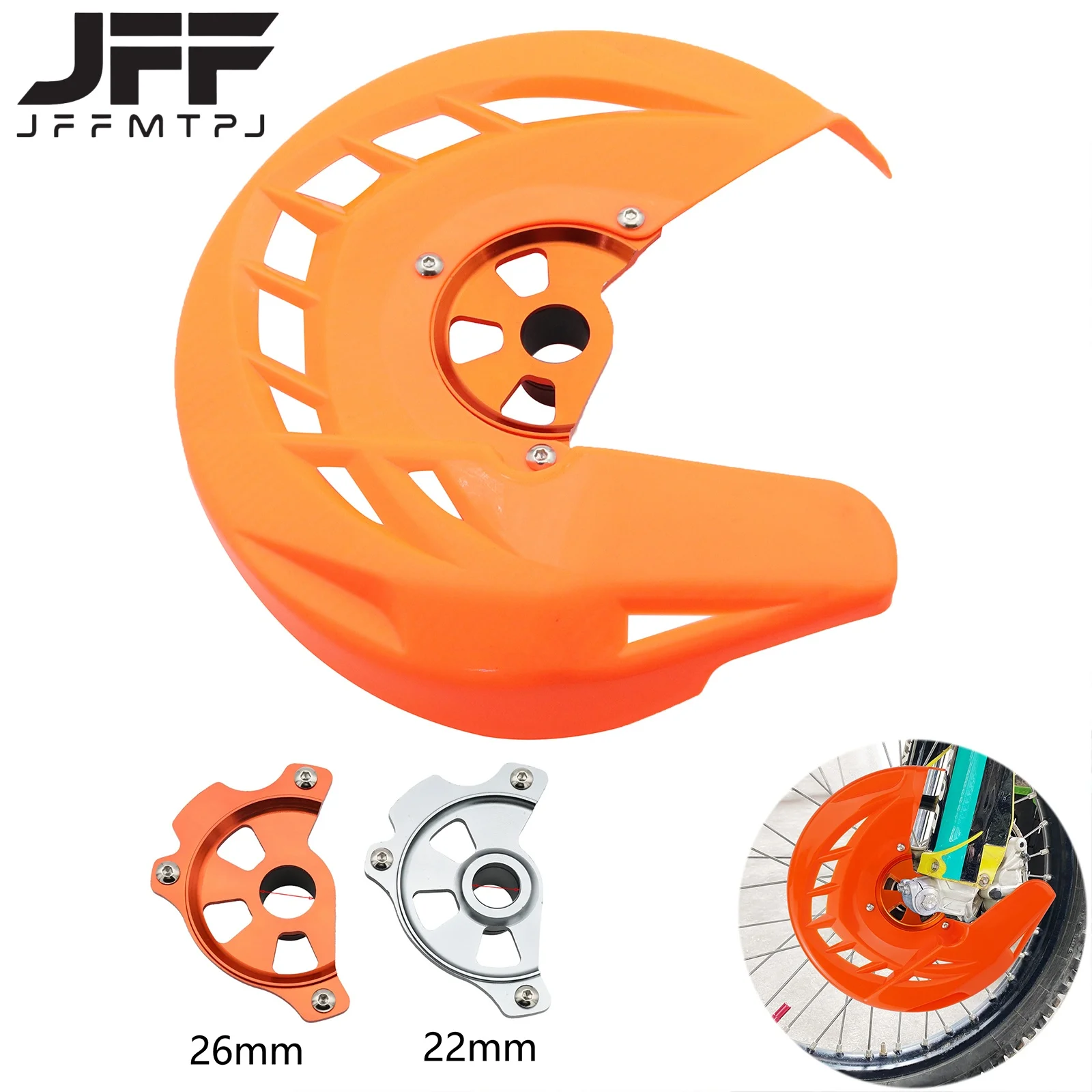 Protector de Disco de Freno Delantero para Motocicleta, 22mm 26mm, para KTM 125 150 200 250 300 350 450 500 EXC EXC-F 2016-2023