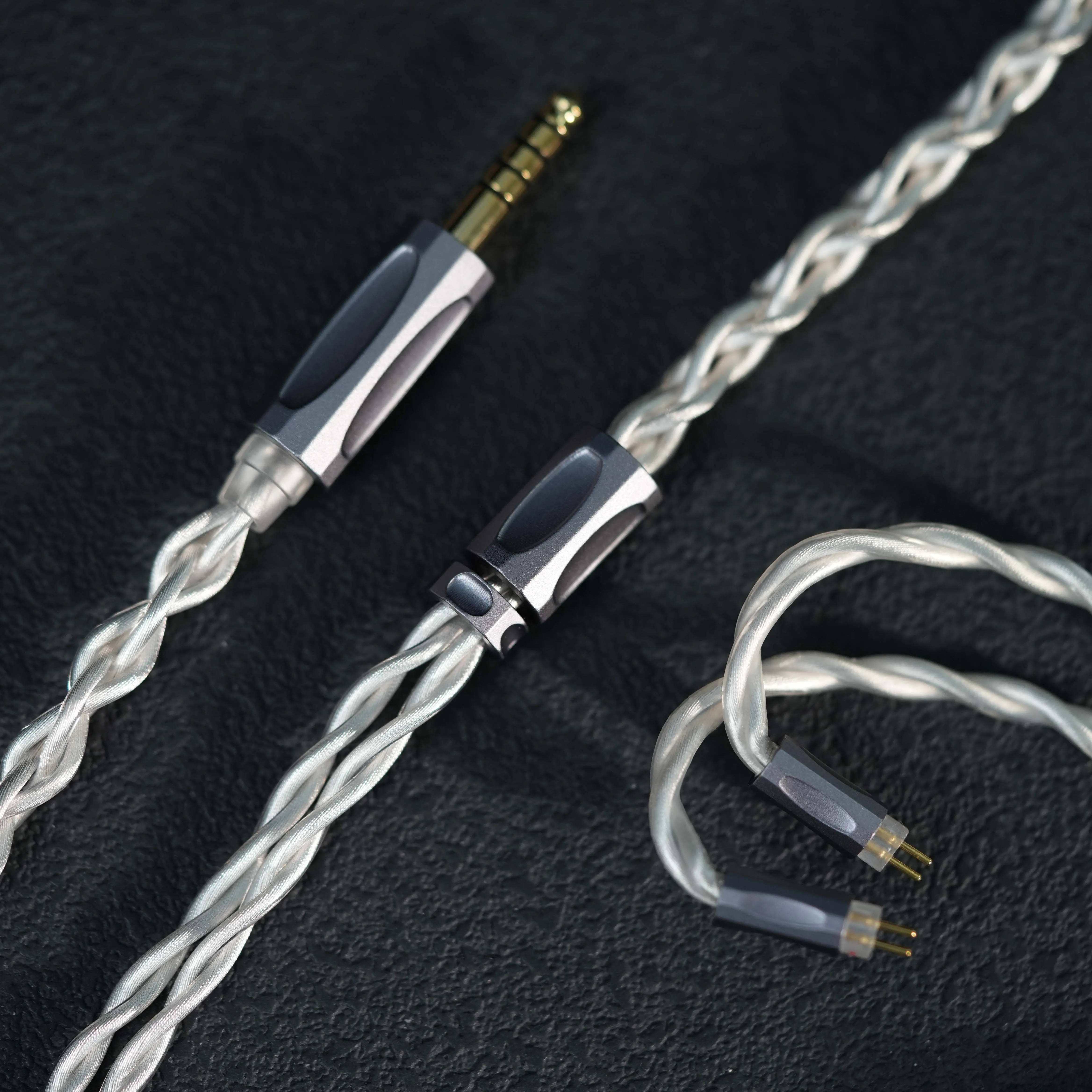 TRKAPLST-30 4-adriges IEM-Kabel mit 4,4 3,5 2,5 mm auf 0,78-poligem MMCX, IE900, TRSDual, 3,5 mm für HIFIMAN FIIO Headsets – Detail 13