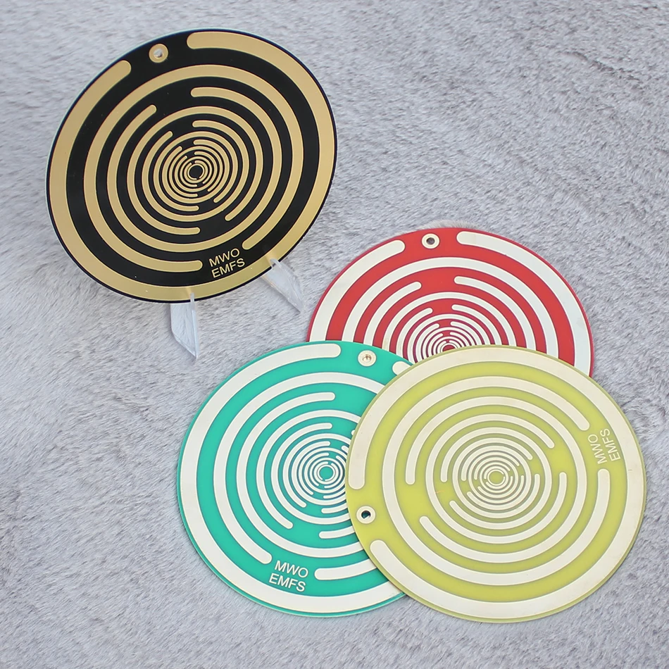 

6pcs Tesla Polarizing Disk Double-Sided Antenna Ornaments Polarization Energy Disk Put It In Your Pocket Backpack or On Our Desk