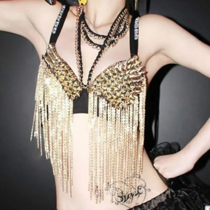 Varie discoteche da donna, paillettes sexy, diamanti colorati, reggiseni con strass rivettati, pantaloncini, reggiseni per performance Pole Dance Bar DS