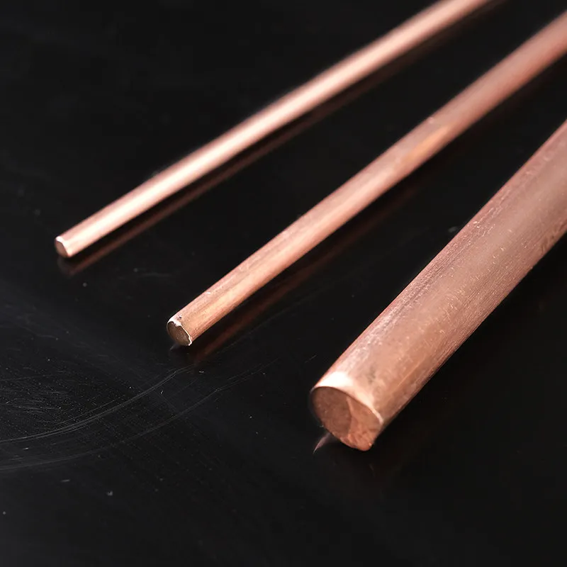 2/5pcs T2 Copper Round Rods Bar diameter 0.5/1.5/1.6/1.7/1.8/1.9/2.0/2.1/2.2/2.3/2.4/2.5/2.6/2.7/2.8/2.9/3.0mm,Length 498mm