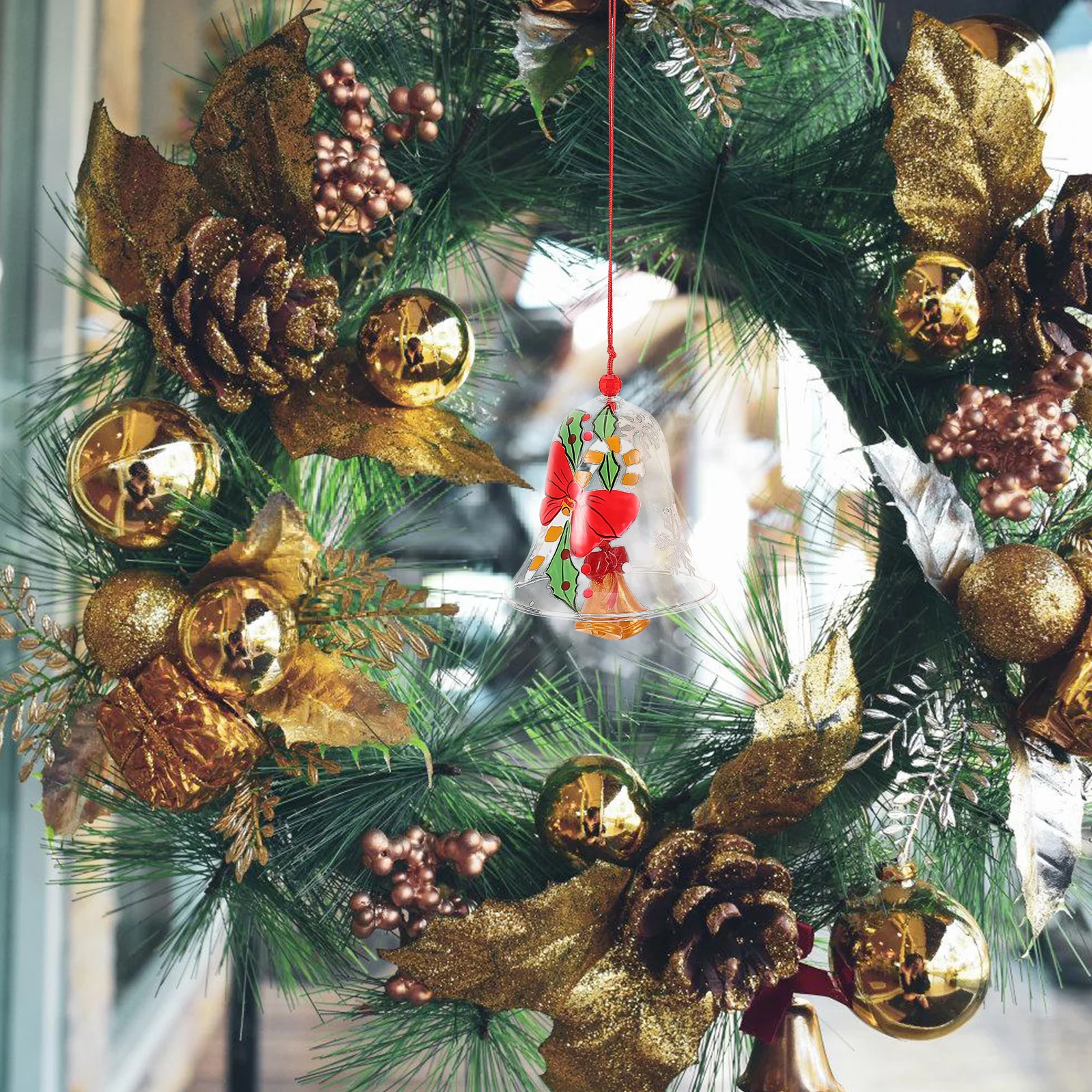 

Chic Glass Wind Chime Exquisite Home Adornment Relaxing Breeze Sound Craft Christmas Wind Chime Glass Craft Ornaments