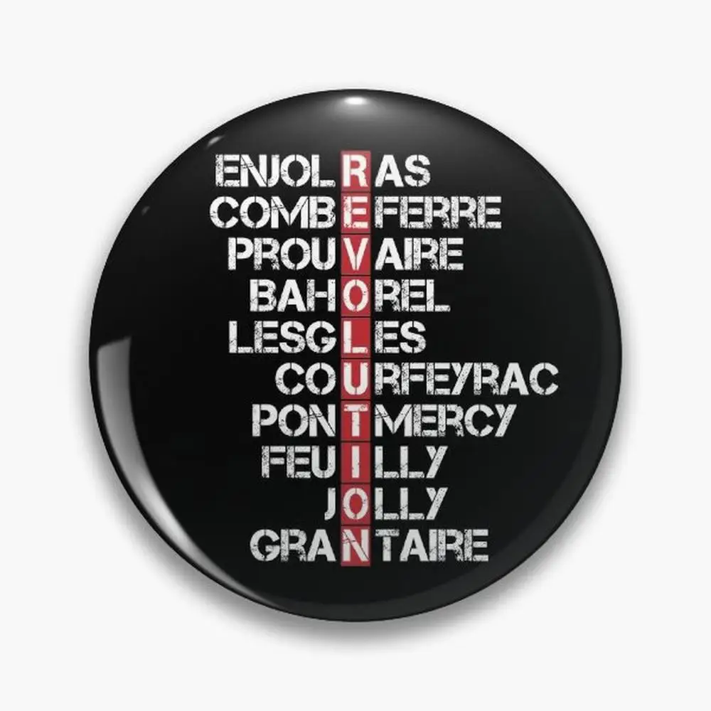 Friends of the ABC [Les Miserables] Pin Buttons Brooches  Jewelry Accessory Customize Brooch Fashion Lapel Badges