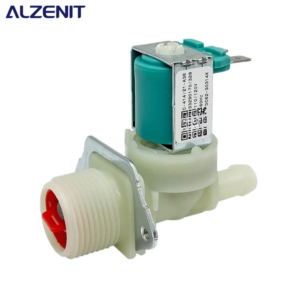 Nova Válvula Solenoide de Entrada de Água Elétrica DC62-30314K C-375/21-B28 110/120V para Máquina de Lavar Samsung - Peça de Reposição para Lavadora