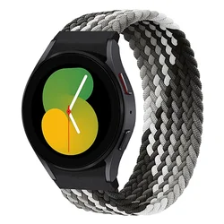 No Gaps Braided solo loop For Samsung Galaxy Watch 6 5 4 Strap 40mm 44mm 42mm Elastic Bracelet Galaxy Watch 5 40/5 pro 45mm Band