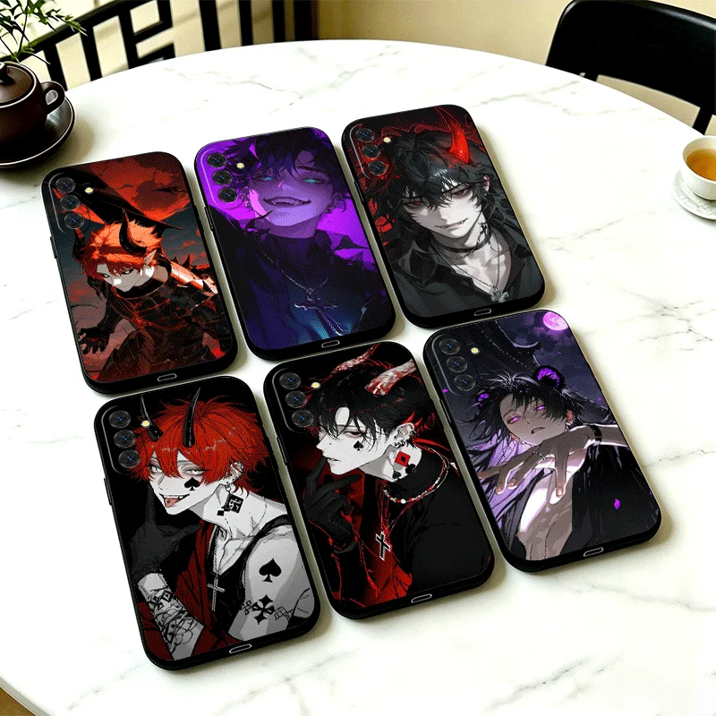 Devil Bad Boy Anime Style Phone Case Cover for Samsung A13 A14 A15 A16 A17 A53 A54 A55 A56 A57 A33 A34 A35 A36 A37 A23 A24 A25 A