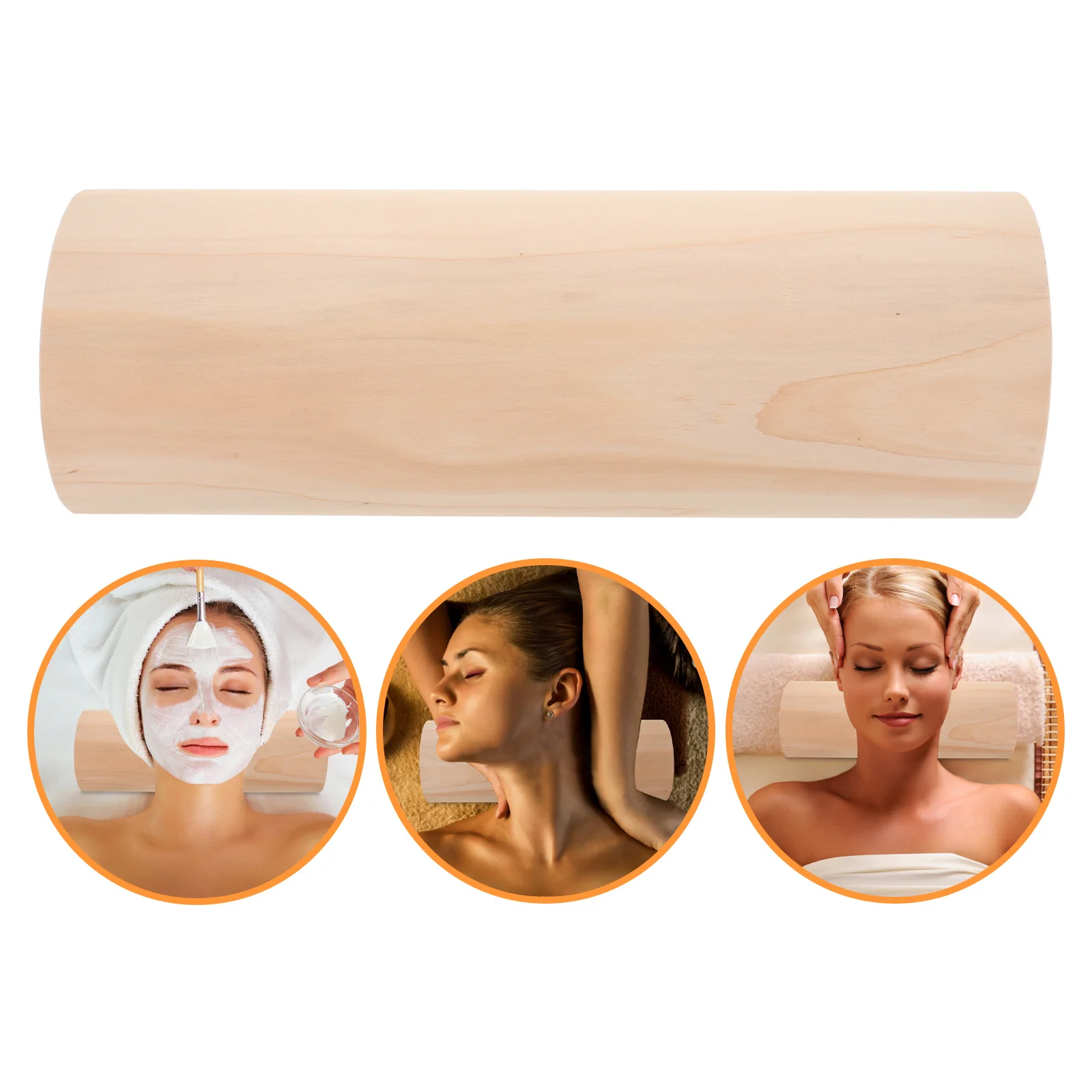 

Solid Wooden Cervical Pillow Sauna Room Use Neck Support Stiff Neck Relief Shoulder Pain Wood Pillow Sauna Accessories