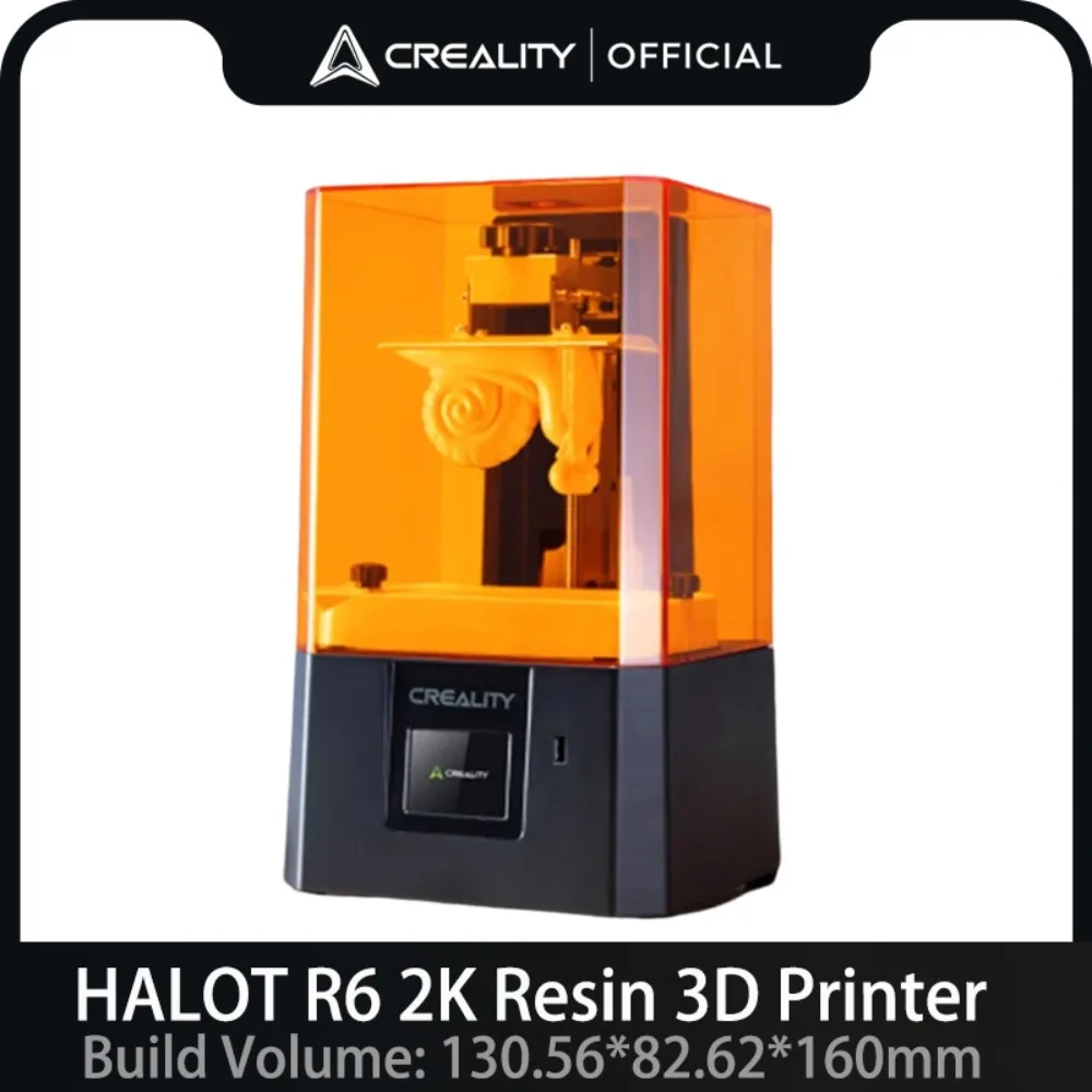 

Creality 2024, новый 3D-принтер HALOT R6 2K, простой в эксплуатации, с защитой от УФ-лучей, крышка, противоскользящие болты, двойные носики, легкая униформа