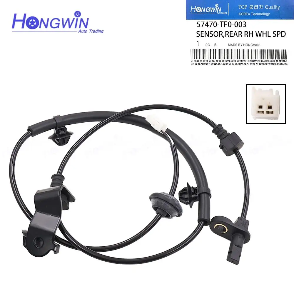フロントリア左右車輪速absセンサーホンダCR-Z洞察フィットジャズ1.2 1.3 1.4 1.5 57450-TF0-003 57475-TF0-013