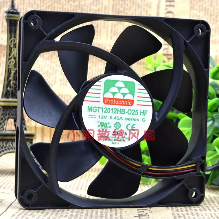 MGT12012HB-O25 HF 12V 0.45A 12025 12CM CASE COOLING FAN