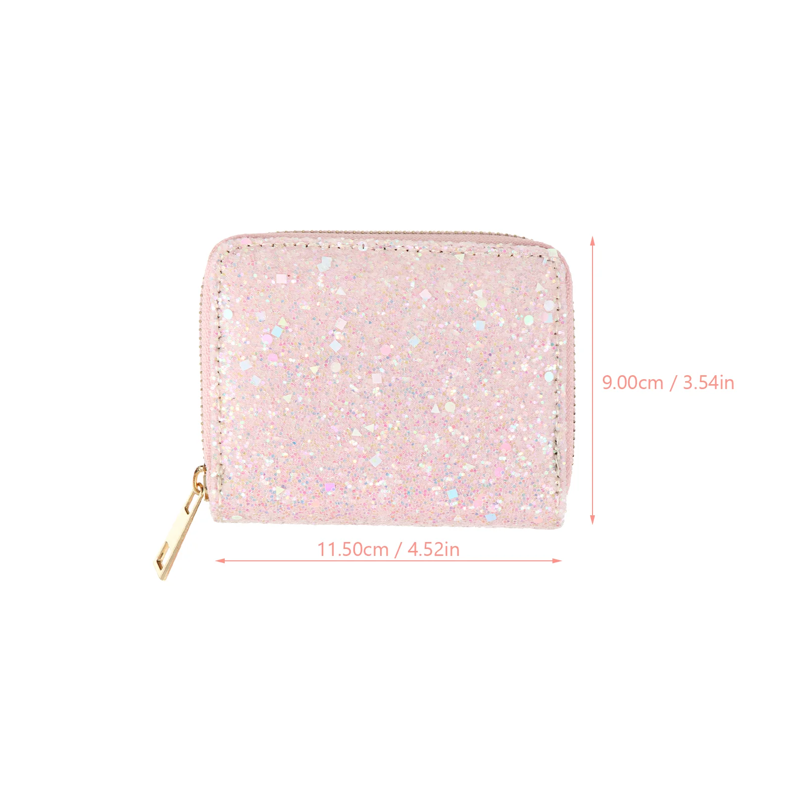 Coin Purse Women Wallet Fashion Frosted Bag Pouch Women's Small Zipper Clutch Change Sequins Storage