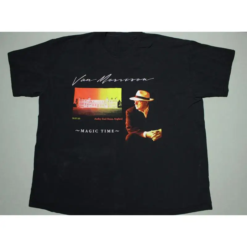 تي شيرت Vtg Van Morrison Magic Time 2005 Audley End House England مقاس S 5Xl