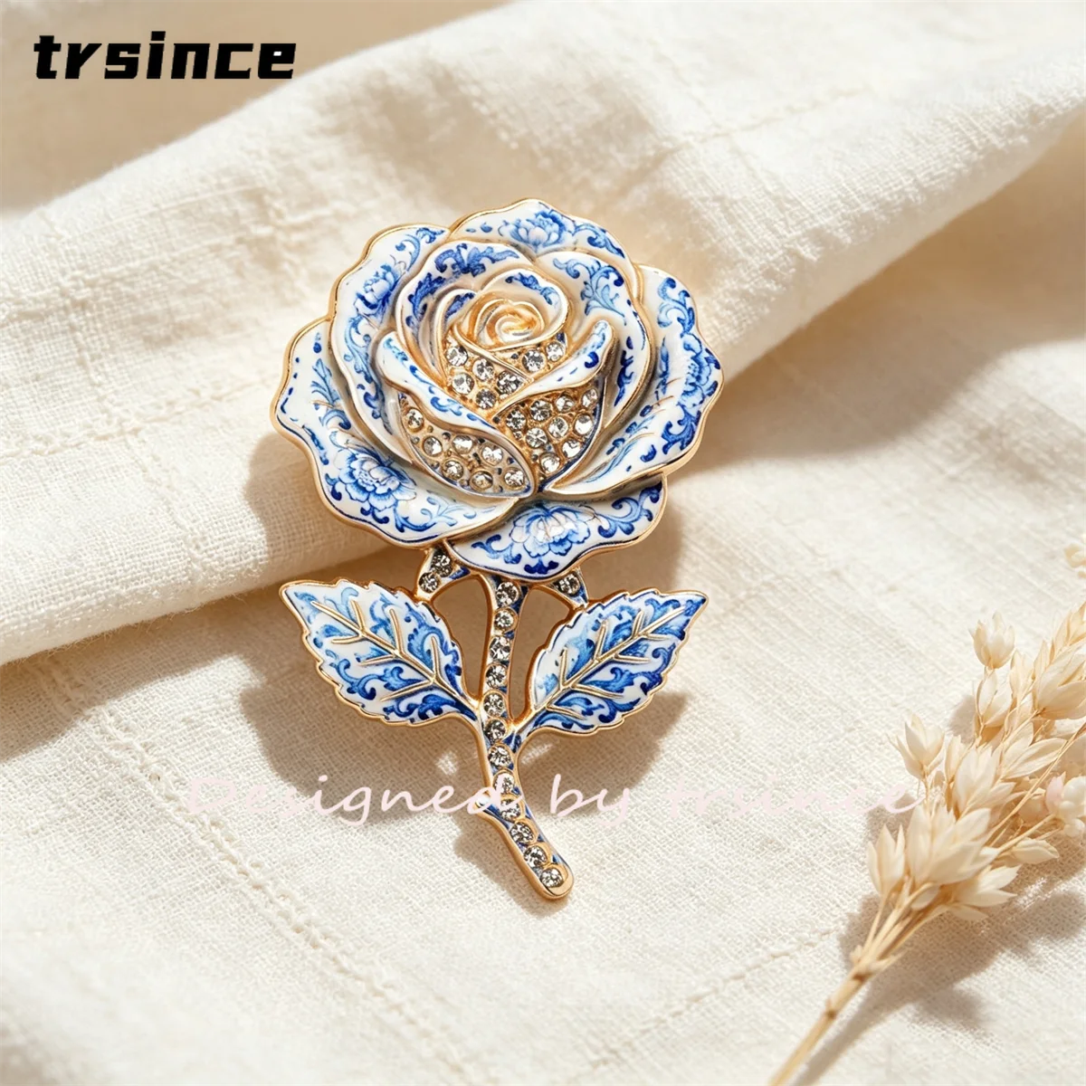 เข็มกลัดดอกกุหลาบเคลือบวินเทจ - Vintage Collectible Pins บทวิจารณ์และราคา