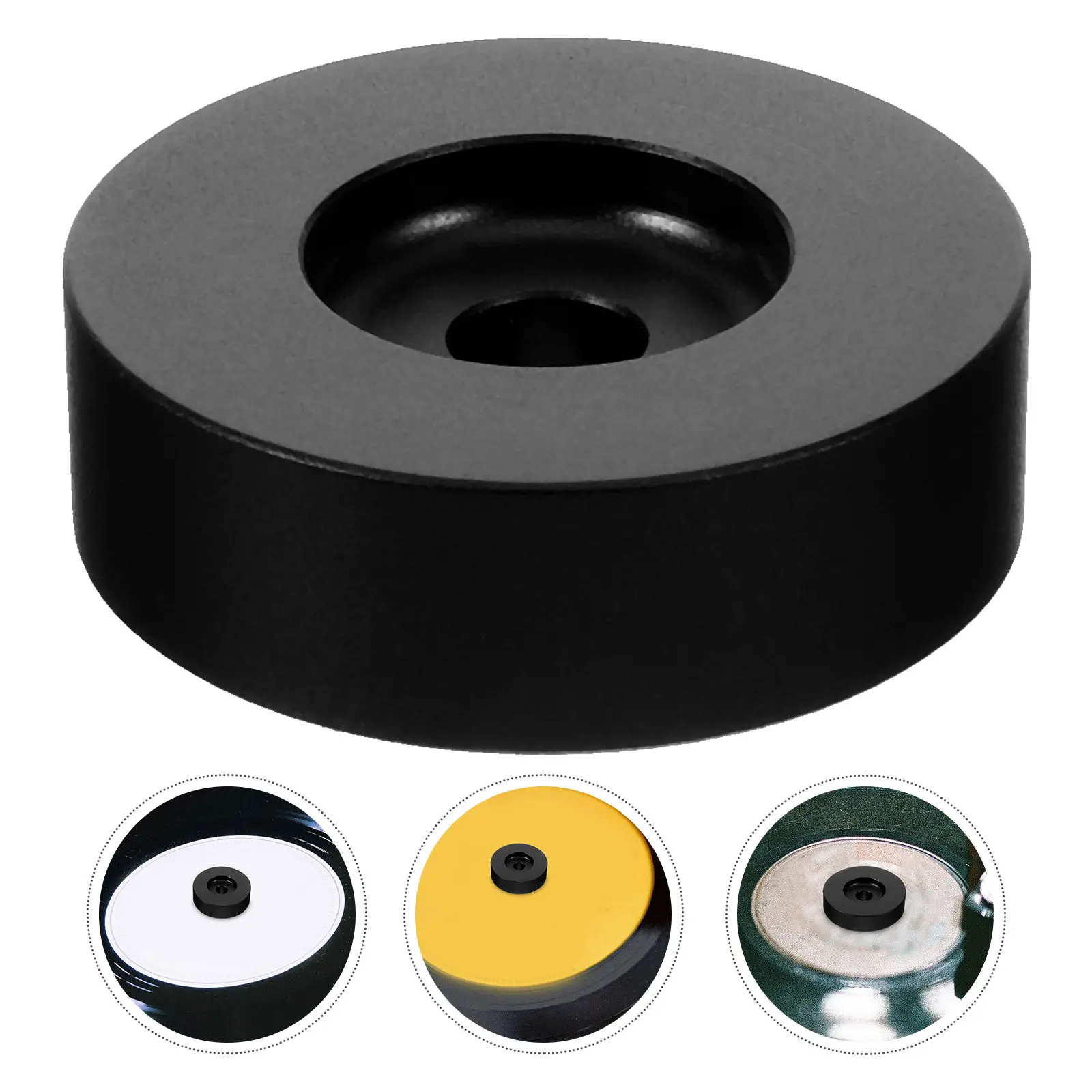 7 Inch 45 Record Adapter Large Hole Vinyl Single Adapter Stabilizer Design Turntable Accessory for Vinyl Record Players