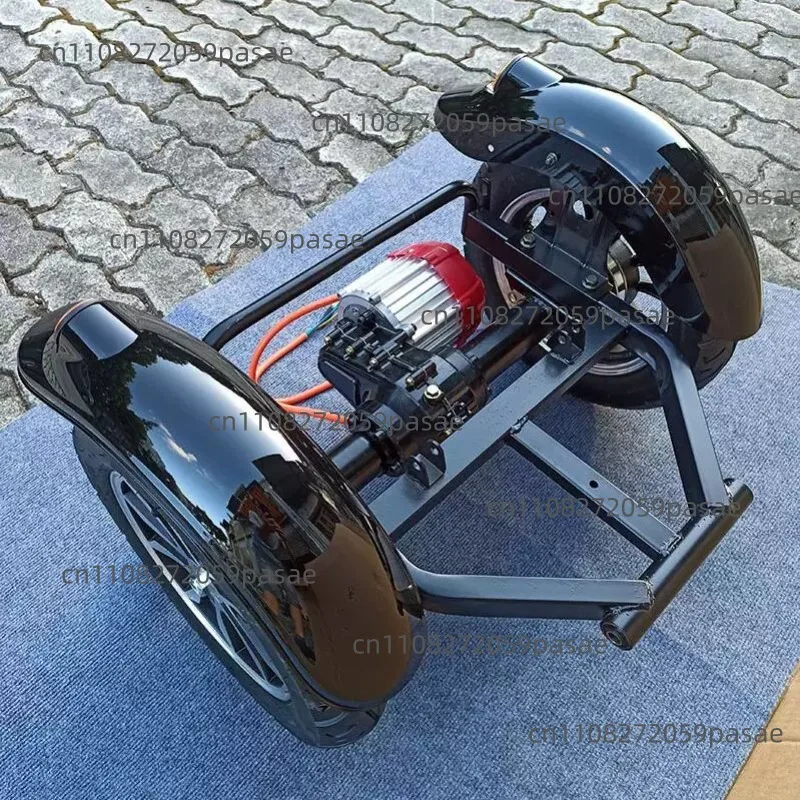 Universal Rear Axle Assembly for Two-Wheel and Three-Wheel Electric Vehicles: Permanent Magnet Brushless Differential, 1000W