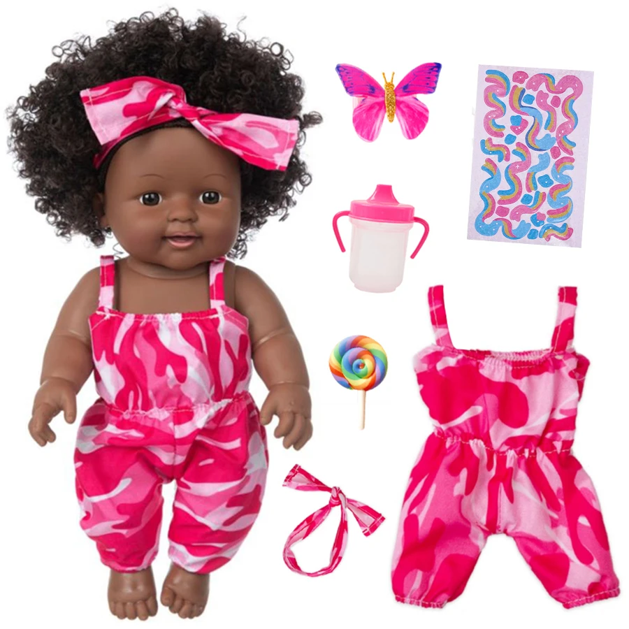 Muñecas Idol de 12 pulgadas/30cm, biberón, piruleta, muñeca americana, muñeca Reborn, juguetes para niñas, muñeca suave y realista para dormir, muñeca calmante