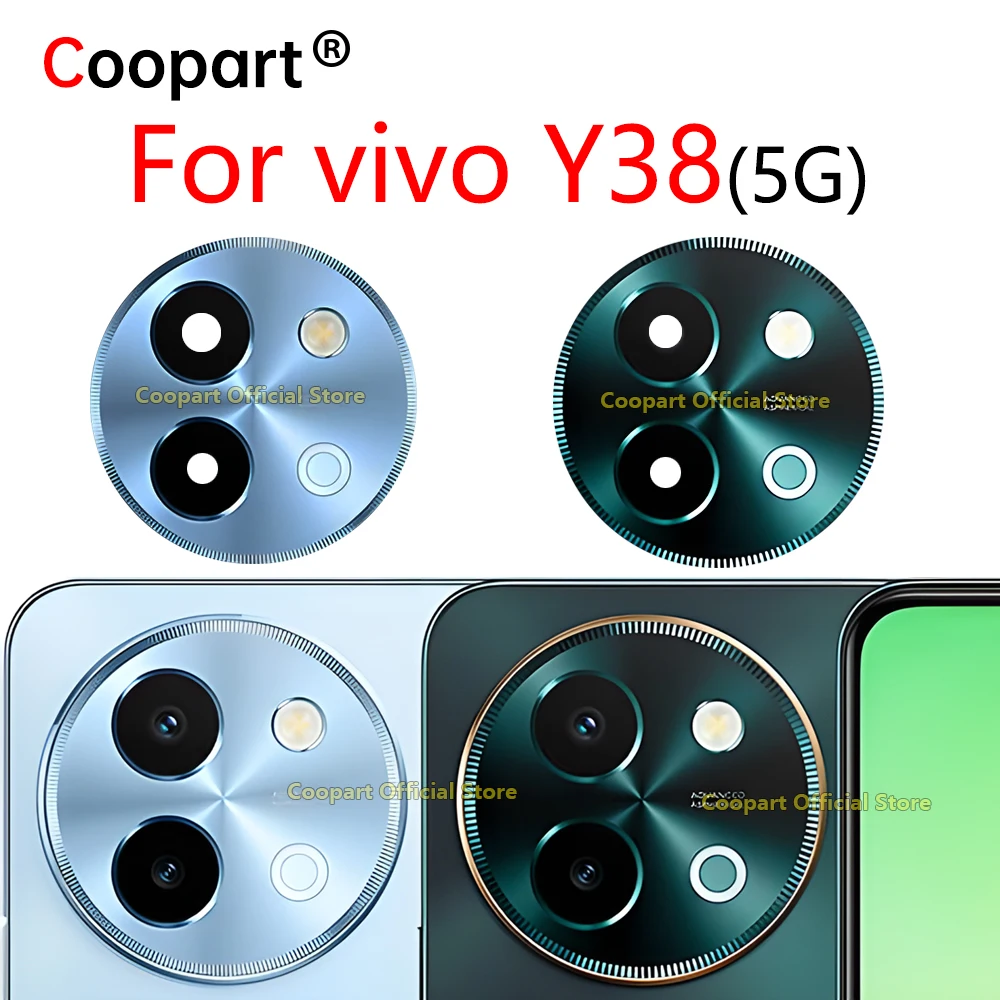 Rear Back Camera Glass Lens For vivo Y38 5G Camera Cover Replacement With Adhesive Sticker