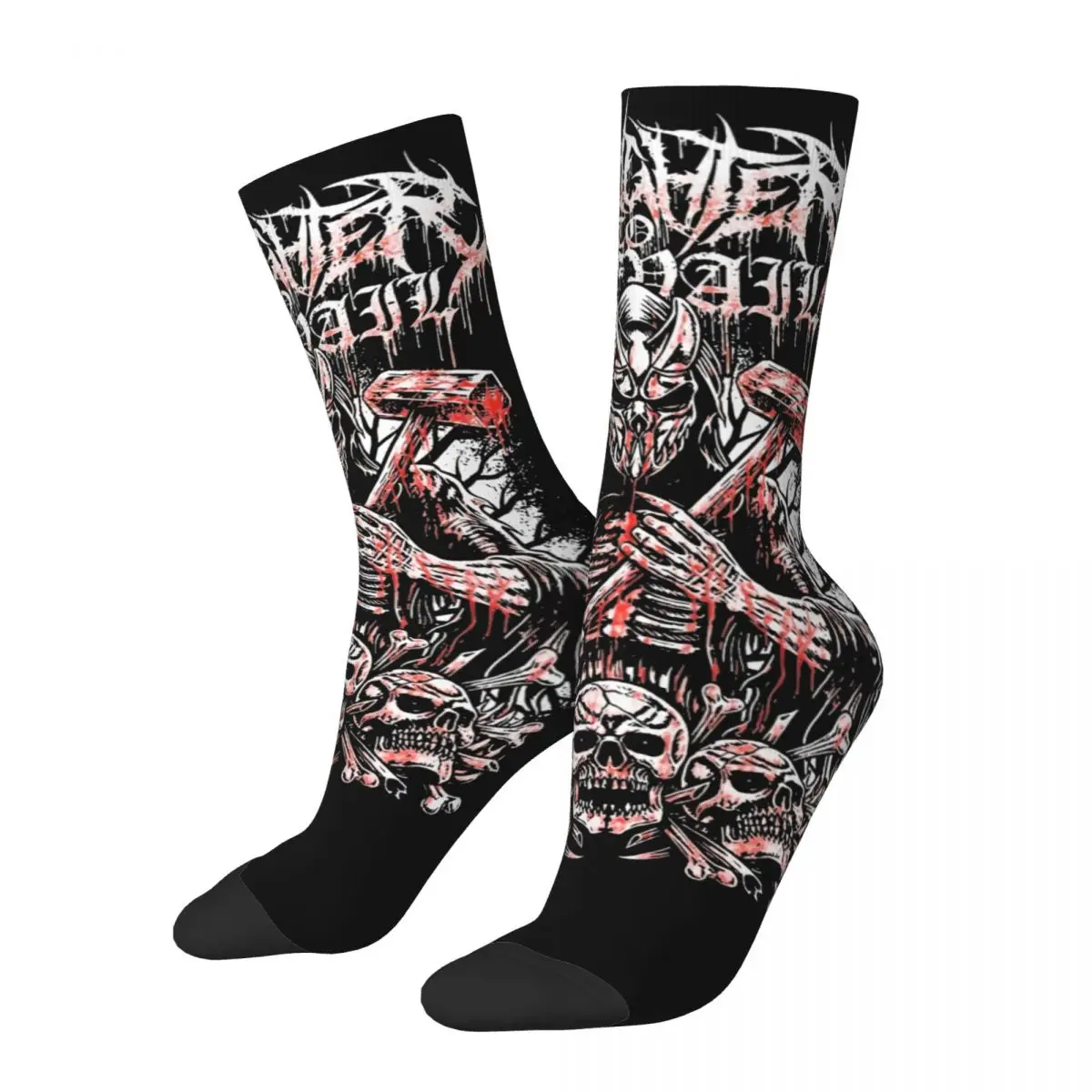 Casual Unisex Socks Slaughter To Prevail Bonecrusher Band Accessories Comfortable metal music Skateboard Dress Socks All Seasons