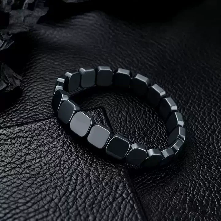 

2026 New Men's Hematite Bracelet Hematite Bracelet Increases Male Hormones Restores Confidence Enhances Mental Clarity Focus