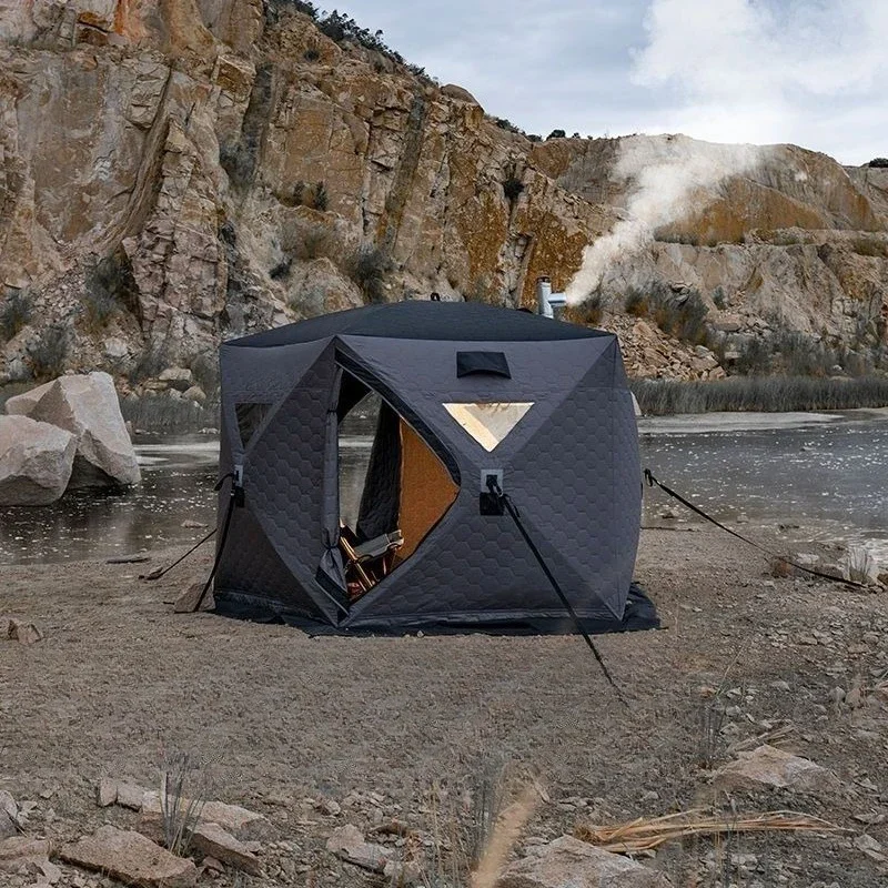 Winter fishing warm and cold-proof thickened fishing house windproof outdoor camping ice fishing special winter tent