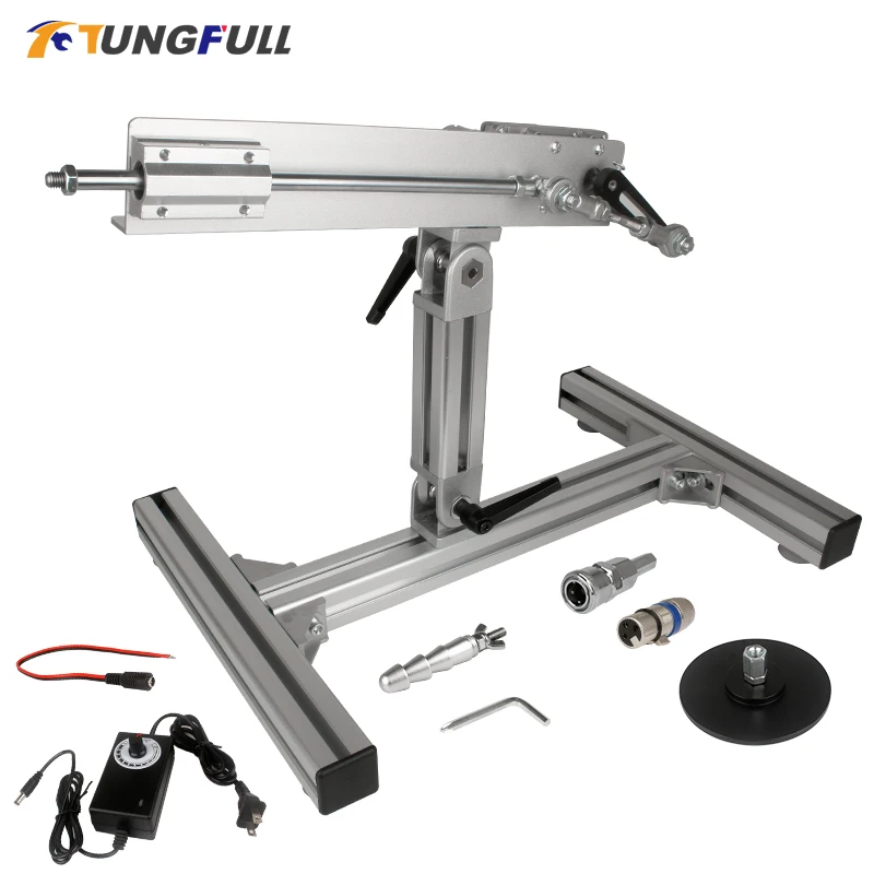 Atuador Linear Alternativo Controlador de Ângulo Ajustável Liga de Alumínio 28cm Curso Suporte Xlr Ventosa 12v 24v