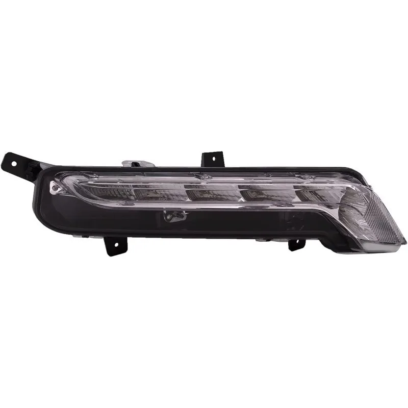 

HEADLIGHTSDEPOT Chrome Housing LED Daytime Running Light Compatible with Impala 2014-2020 LTZ Includes Right Passenger Side Day