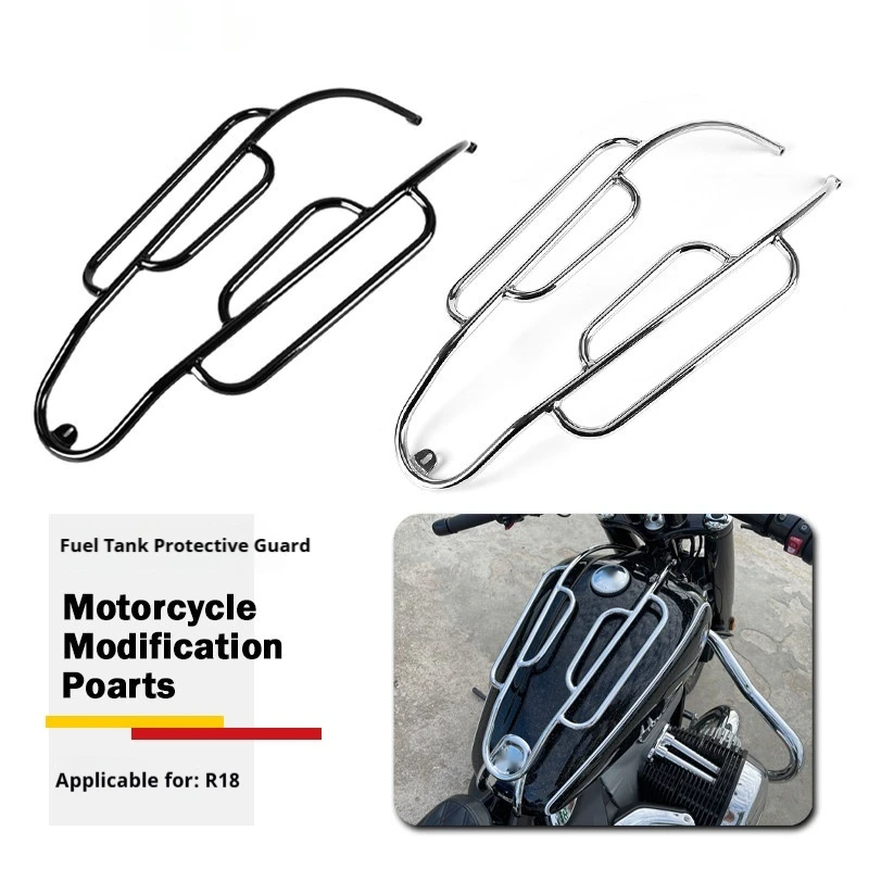 For BMW R18 Tank Rail Rack Luggage Carrier Chrome Black Tank Bag Mount 2020-2025 No-Drill Accesorios Moto