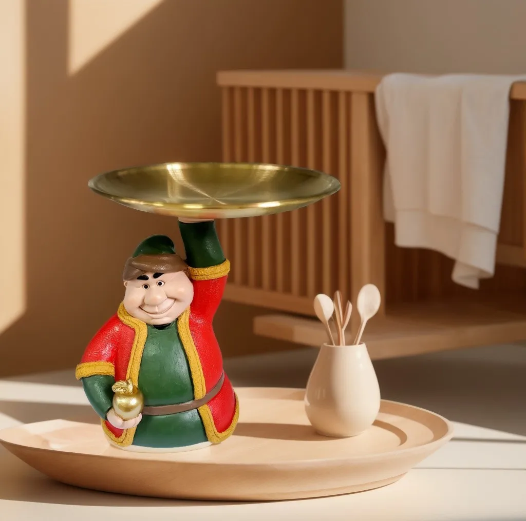 

7,5-дюймовый лоток для хранения персонажей Ближневостока, украшение для рабочего стола, подарок, поделки из смолы, подарок для друзей