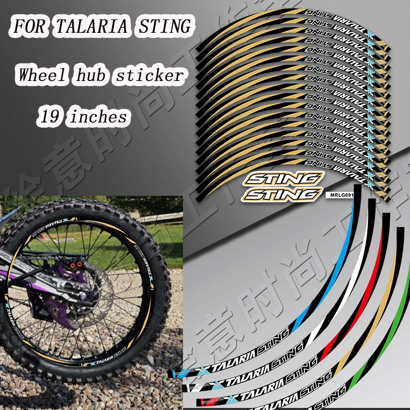 Dla TALARIA STING 3000 4000 5500 obręcz motocykla piasta koła naklejki naklejki akcesoria odblaskowe