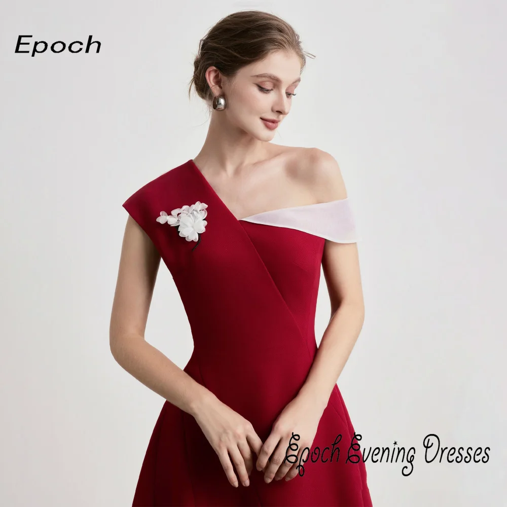 Epoch Mini Evening Dress A-Line  فساتين مناسبة رسمية Elegant Appliques One-Shoulder Cocktail Party Prom Gown For Sexy Women