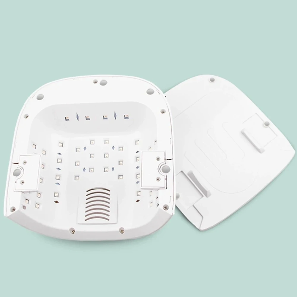 เครื่องอบเล็บแบบชาร์จไฟได้ 86 วัตต์ ไร้สาย สำหรับอบเจลขัดเงา แสงสีแดง พร้อมด้ามจับ โคมไฟยูวีแอลอีดีสำหรับทำเล็บแบบไร้สาย