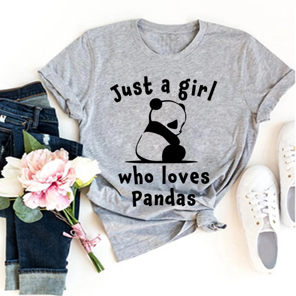 

Panda t-shirts women graphic tshirt girl manga Japanese comic clothing