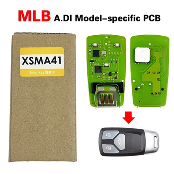 Xhorse VVDI XSMA41EN A4 MLB Kartlı Uzaktan Anahtar Kabuk Modeli 3 Düğmeli VVDI MLB Aracı ile Komple Anahtar çalışması VVDI2 Anahtar Aracı Plus