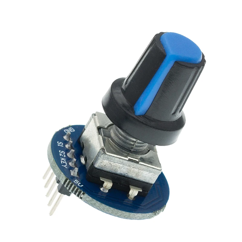 Rotary Encoder Module for Arduino Brick Sensor Development Round Audio Rotating Potentiometer Knob Cap EC11