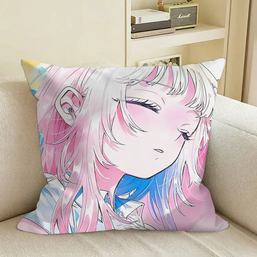 Akira Momose Manga Failing in Love Square Sofa Pillow Cover Solid Color Living Room Home Decor Cushion Case