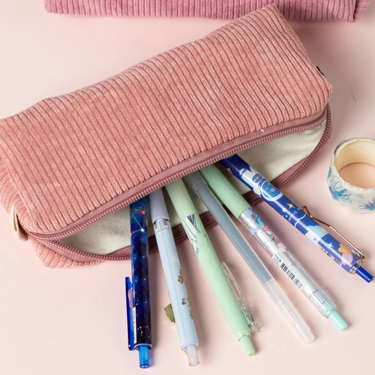 Basit Kordonlu Kalem Kutusu, B - Aesthetic Large Pencil Case Pouch incelemesi ve fiyatı