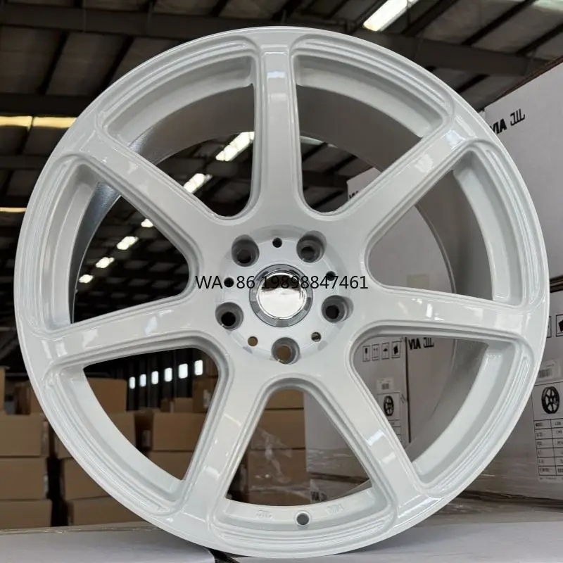 

for Custom Bespoke Forged Wheels 15-26 Inch 5 Holes 5X114.3 White Car Alloy Wheels Rims