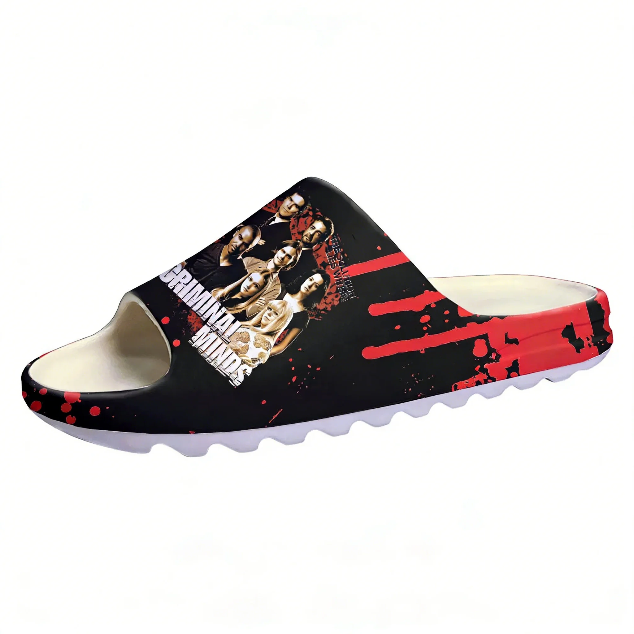 

Criminal Minds Custom Made Soft Sole Sllipers Home Clogs Step On Water Shoes Mens Womens Teenager Bathroom Beach Step In Slliper