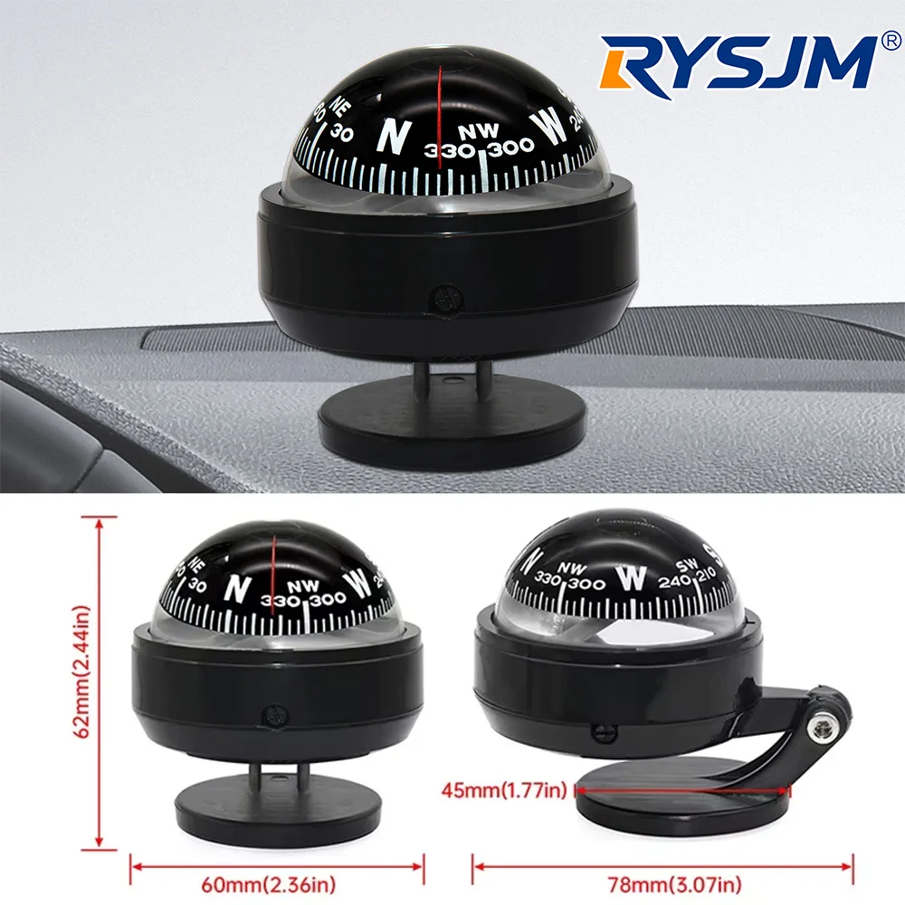 Outdoor Sea Marine Military Electronic Boat Ship Vehicle Car Compass Navigation Positioning High Precision LED Night Light