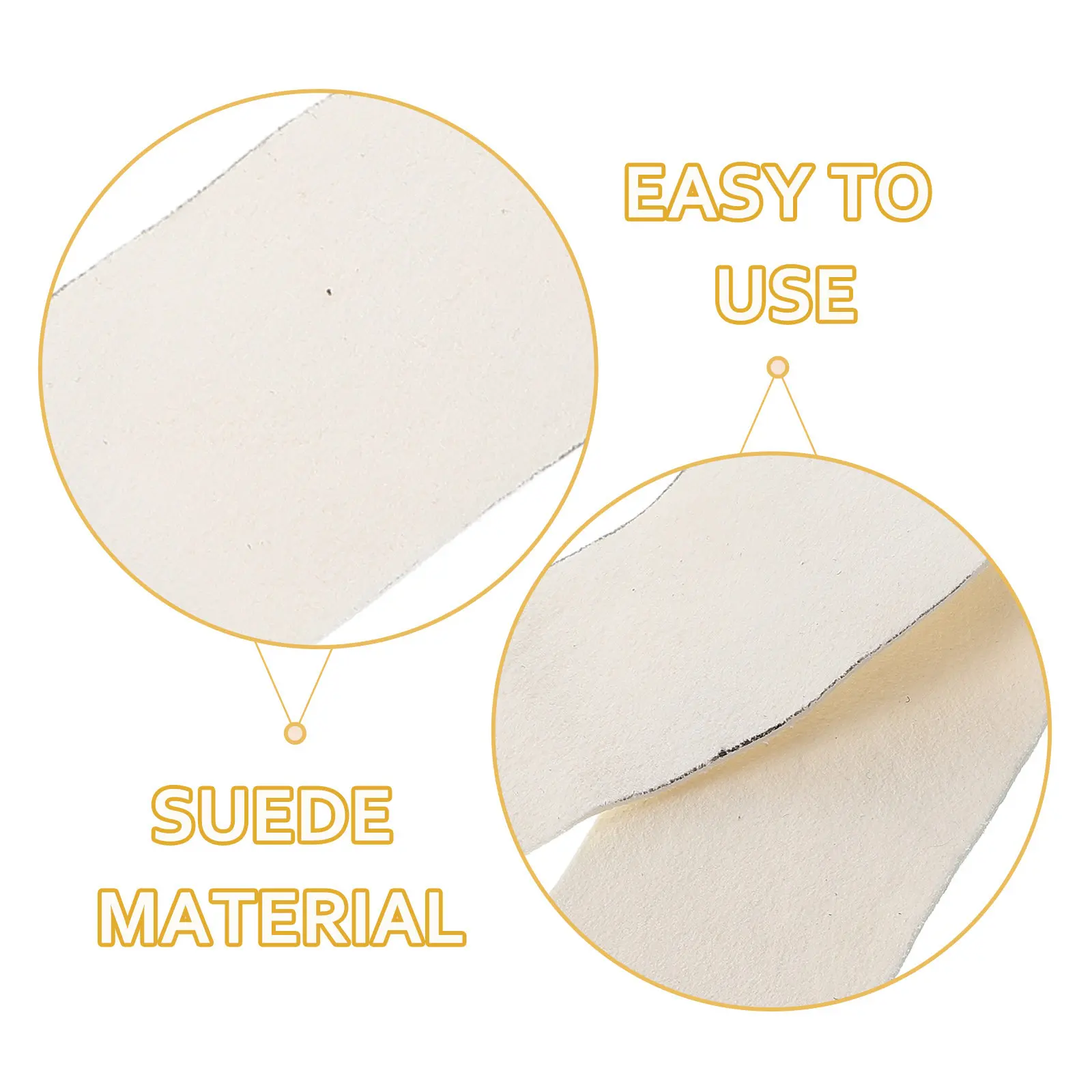 Erhu Noise Reduction Pads 4 Pack Suede Practice Sound Dampener Filters Musical Instrument Accessories