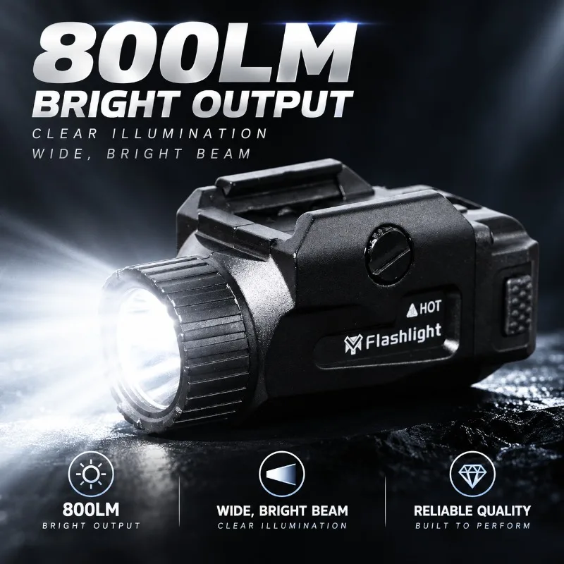 High Lumen Model Flashlight USB Charging Design Shock Resistant Hobby Model Light Parts