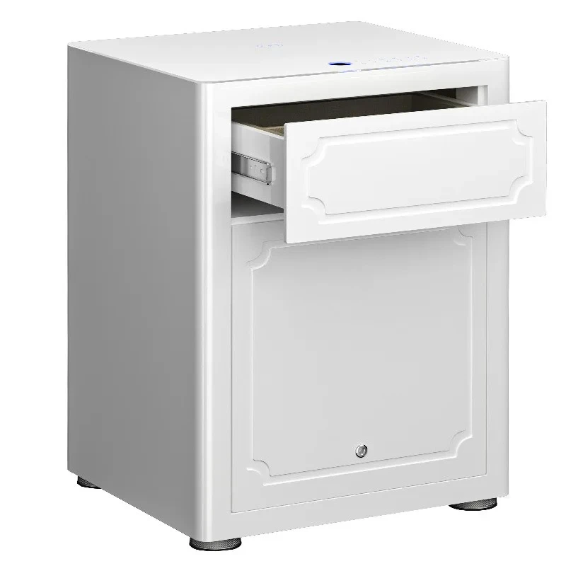 

All-steel bedroom household anti-theft light luxury premium safe double lock anti-theft wireless usb charging safe