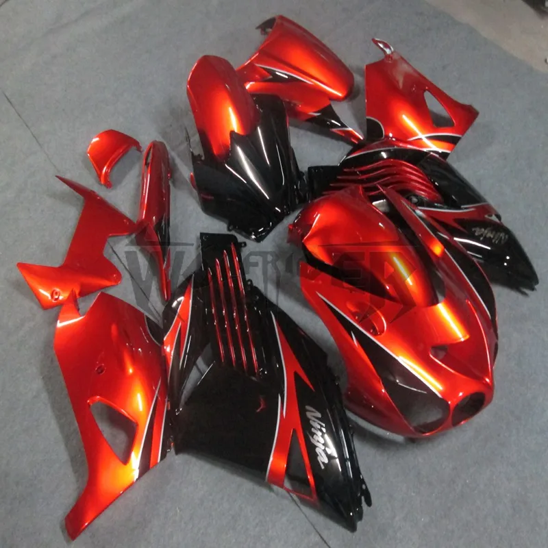 INJECTION MOLD Fairing for ZX-14R 2012 2013 2014 2015 2016 orange black ZX14R 12-16 bodywork kit motorcycle fairings