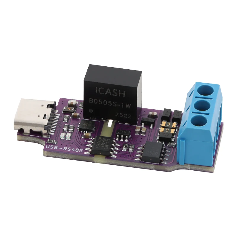 Immagine 3: Modulo porta seriale isolata da USB a RS485 Scansione automatica Comunicazione ad alta velocità da 2 Mbps con isolamento di alimentazione e interfaccia di tipo C