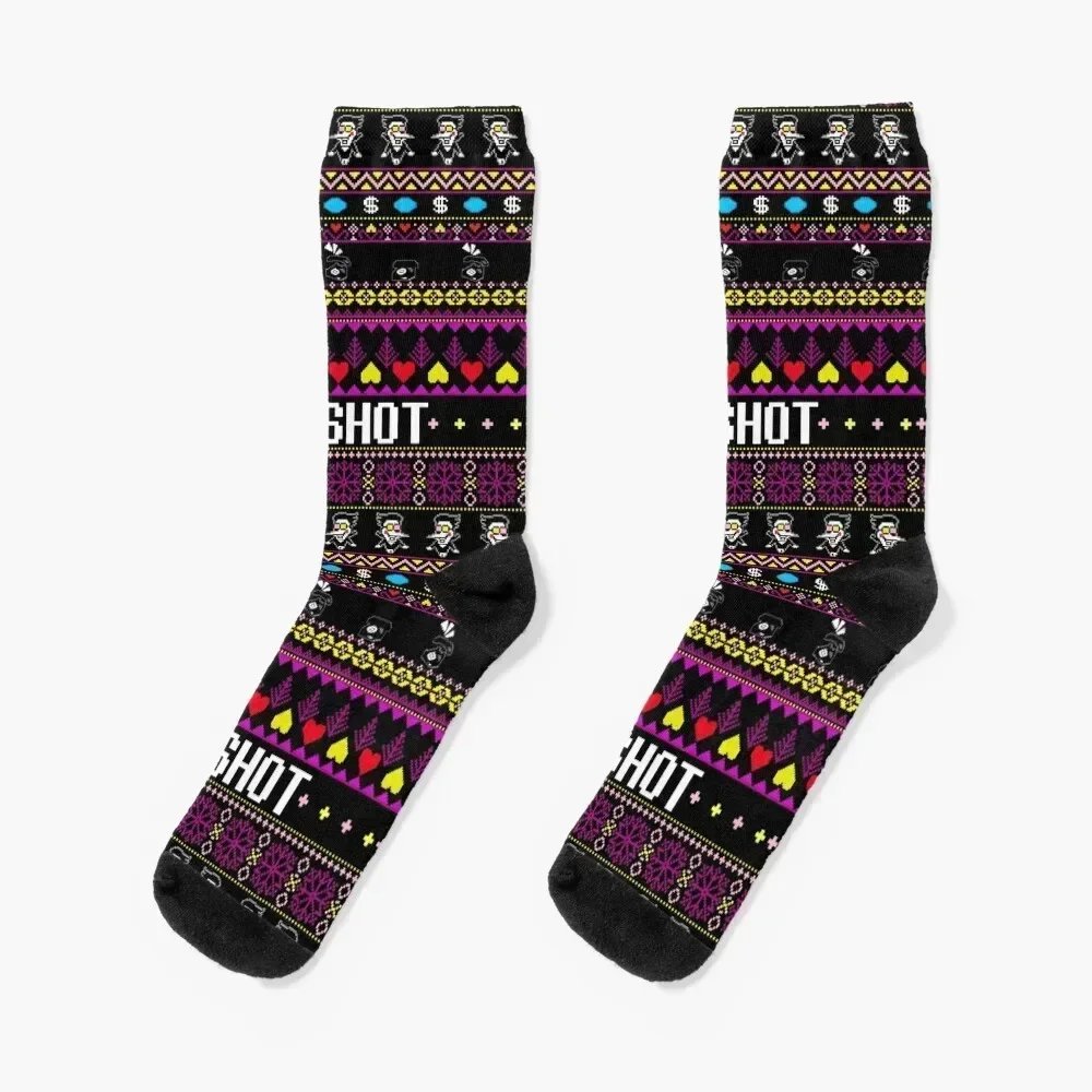 

Spamton's BIG SHOT Kromer Krismas Socks floor retro sport Women's Socks Men's