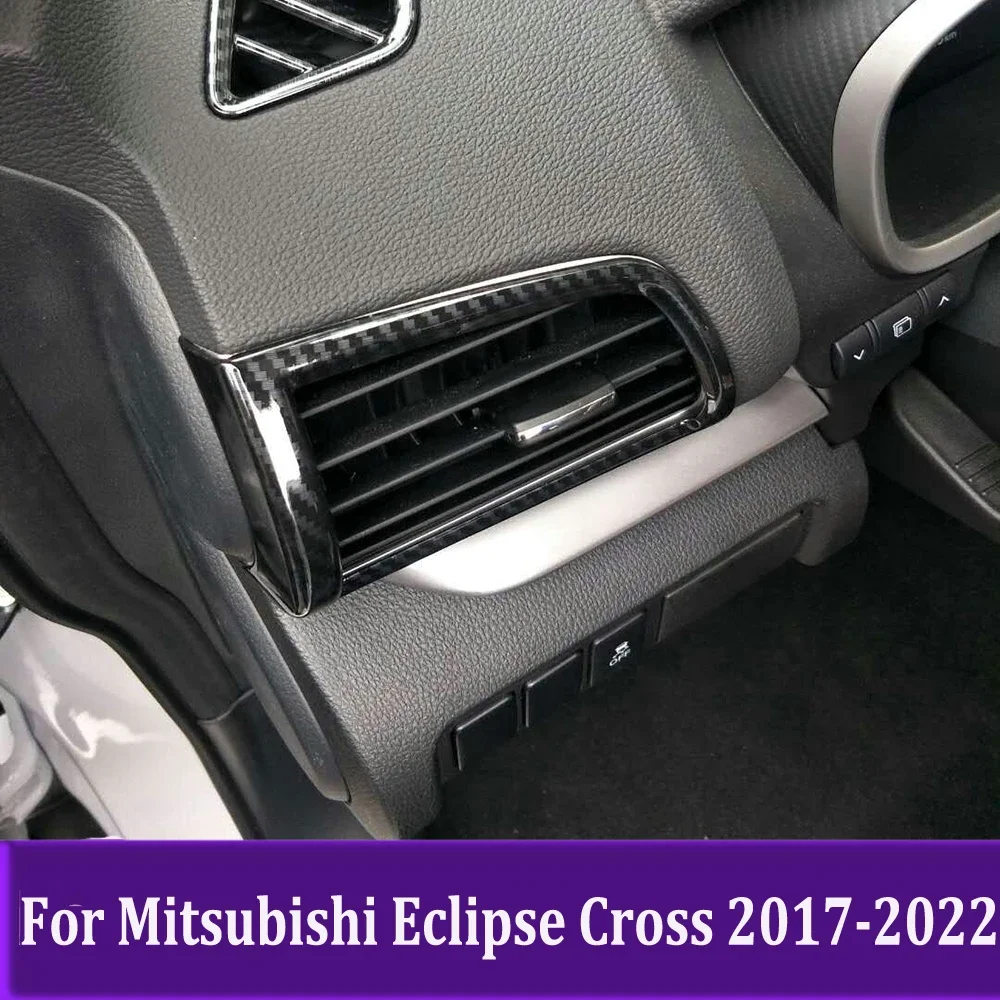 

Аксессуары для интерьера для Mitsubishi Eclipse Cross 2017-2021 2022, передняя боковая розетка для кондиционера, вентиляционная крышка переменного тока, наклейка