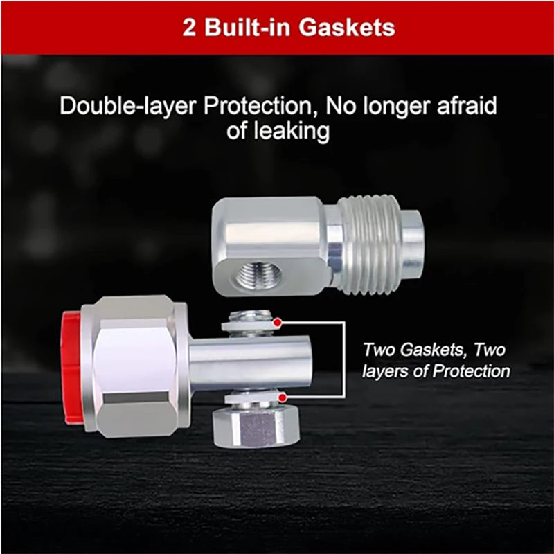 235486 7/8 Inch Thread 180 Degree Rotation Airless Paint Spray Gun Swivel Joint