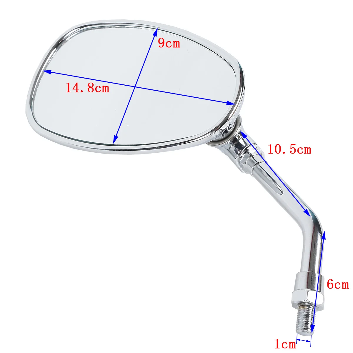 Motorcycle Mirrors For Kawasaki VN 2000 Vulcan VN1600 VN1500 VN900 VN800 VN400 SUZUKI GSX1300BK GSR400 GSR600 SFV650 10mm