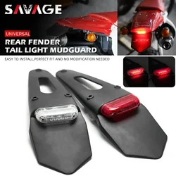 Fanale posteriore a LED per moto Parafango posteriore Luce di arresto freno MX Supermoto Enduro per Husqvarna Off-Road Bike CR EXC WRF KX 250 400 450
